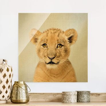 Obraz na szkle - Baby Lion Luca