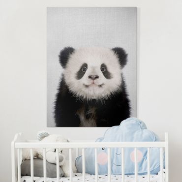 Obraz na płótnie - Baby Panda Prian - Format pionowy 3:4