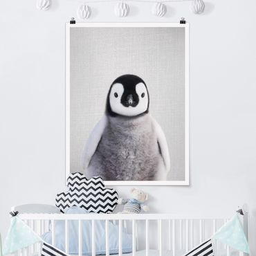 Plakat reprodukcja obrazu - Baby Penguin Pepe