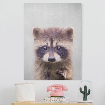Obraz na płótnie - Baby Raccoon Wicky - Format pionowy 3:4