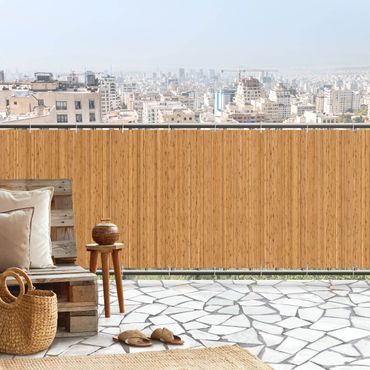 Osłona balkonowa zapewniająca prywatność - Bambus