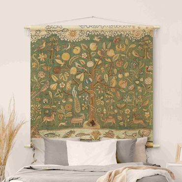 Makatka - Tree With Animals In Textile Look