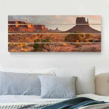 Obraz z drewna - Monument Valley Navajo Tribal Park Arizona