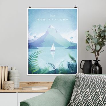 Plakat - Plakat podróżniczy - Nowa Zelandia