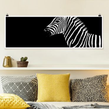 Plakat - Zebra Safari Art