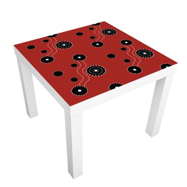 Okleina meblowa IKEA - Lack stolik kawowy - Ornamenty tubylcze
