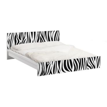 Okleina meblowa IKEA - Malm łóżko 140x200cm - Wzór w cętki