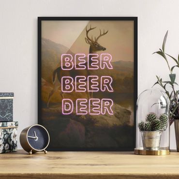 Plakat w ramie - Piwo Piwo Jeleń