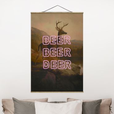 Plakat z wieszakiem - Piwo Piwo Jeleń