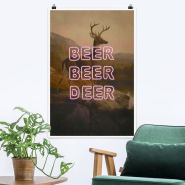 Plakat - Piwo Piwo Jeleń