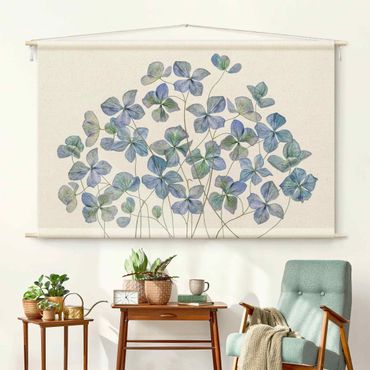 Makatka - Blue Hydrangea Flowers