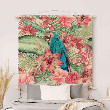 Makatka - Floral Paradise Tropical Parrot