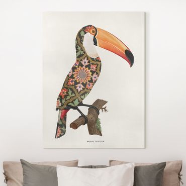 Obraz na płótnie - Boho Ptak - Tukan