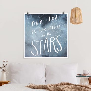 Plakat - Miłość niebieska - Gwiazdy