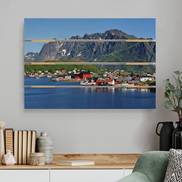 Obraz z drewna - Finnmark