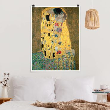 Plakat - Gustav Klimt - Pocałunek