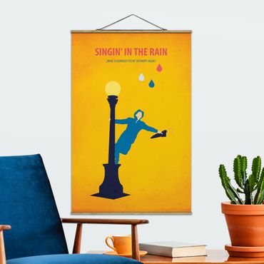 Plakat z wieszakiem - Plakat filmowy Śpiewamy w deszczu