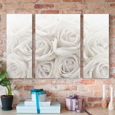 Obraz na płótnie - Białe róże