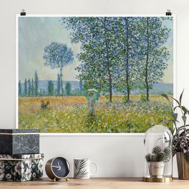 Plakat - Claude Monet - Pola na wiosnę