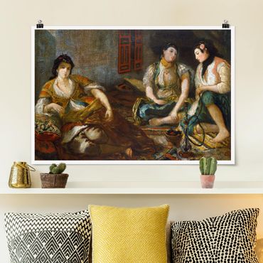 Plakat - Eugène Delacroix - Trzy kobiety arabskie