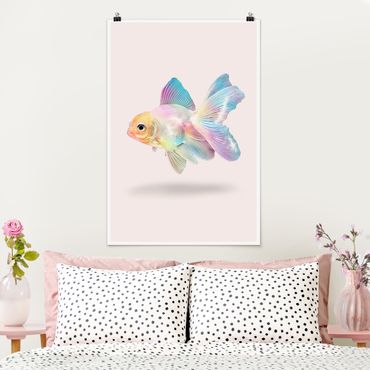 Plakat - Ryby w pastelach