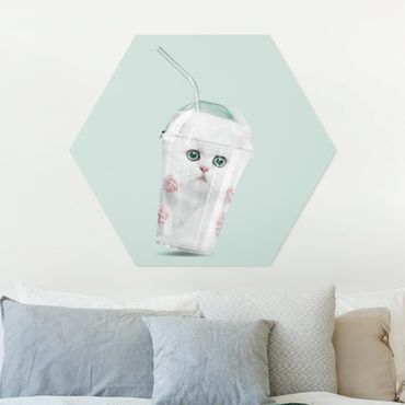 Obraz heksagonalny z Forex - Trząśnij się z kotem