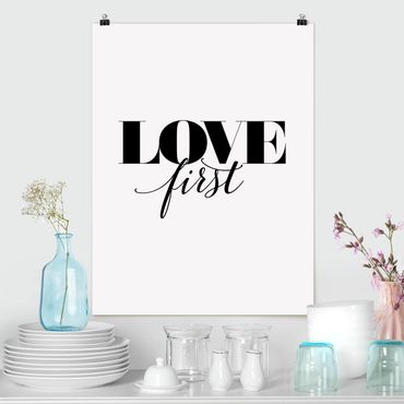 Plakat - Miłość przede wszystkim