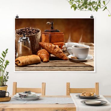 Plakat - Stół śniadaniowy