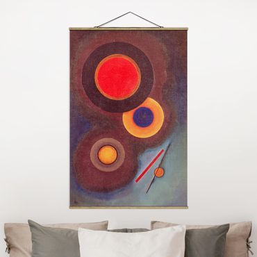 Plakat z wieszakiem - Wassily Kandinsky - Kręgi i linie