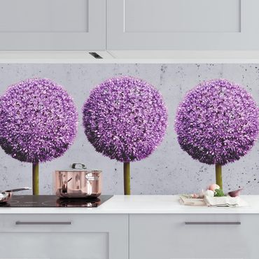 Panel ścienny do kuchni - Allium Kwiaty kuliste I