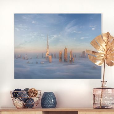 Obraz na płótnie - Dubaj ponad chmurami