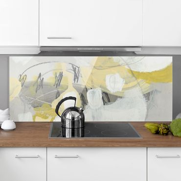 Panel szklany do kuchni - Citrons in the Mist I