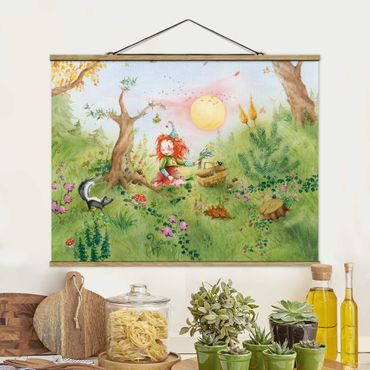 Plakat z wieszakiem - Frida zbiera zioła
