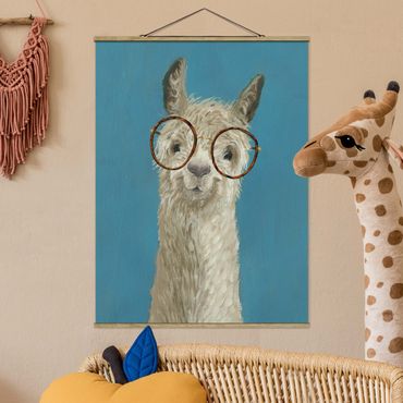Plakat z wieszakiem - Llama w okularach I