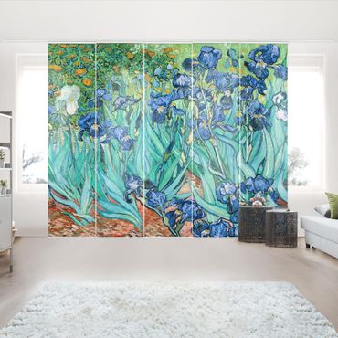 Zasłony panelowe zestaw - Vincent van Gogh - Iris