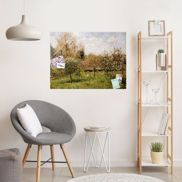 Obraz na szkle - Camille Pissarro - Wiosna w Eragny