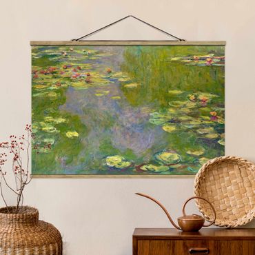 Plakat z wieszakiem - Claude Monet - Zielone lilie wodne