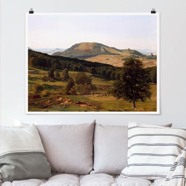 Plakat - Albert Bierstadt - Góry i doliny
