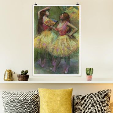 Plakat - Edgar Degas - Dwie tancerki