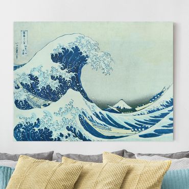 Obraz na płótnie - Katsushika Hokusai - Wielka fala w Kanagawie