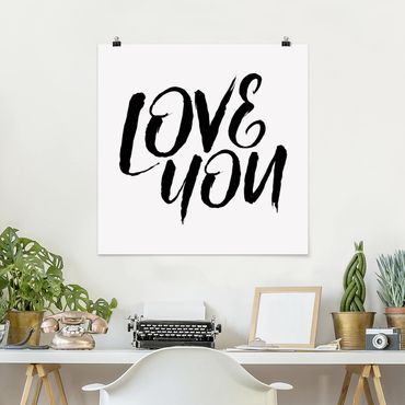 Plakat - Love You