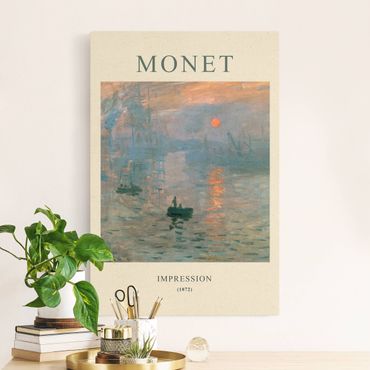 Obraz na naturalnym płótnie - Claude Monet - Impresja - edycja muzealna