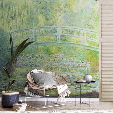 Tapeta metaliczna - Claude Monet - Mostek japoński