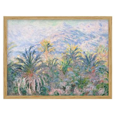 Plakat w ramie - Claude Monet - Palmy w Bordighera