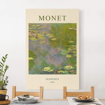 Obraz na naturalnym płótnie - Claude Monet - Lilie wodne - edycja muzealna