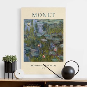 Obraz na naturalnym płótnie - Claude Monet - Lilie wodne (Nympheas) - edycja muzealna