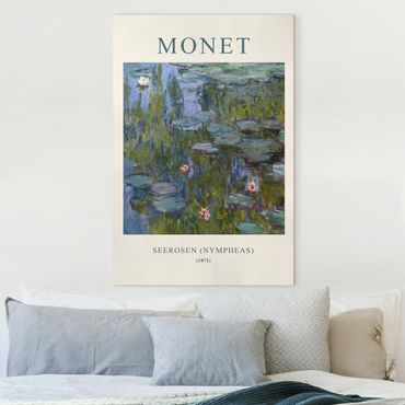 Obraz na płótnie - Claude Monet - Waterlilies (Nymphaeas) - Museum Edition - Format pionowy 2x3