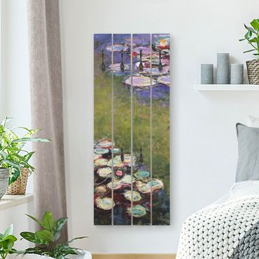 Wieszak ścienny - Claude Monet - Lilie wodne