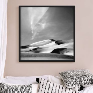 Plakat w ramie - Colorado Dunes czarno-biały