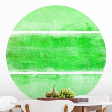 Okrągła tapeta samoprzylepna - Kolor Harmony Green